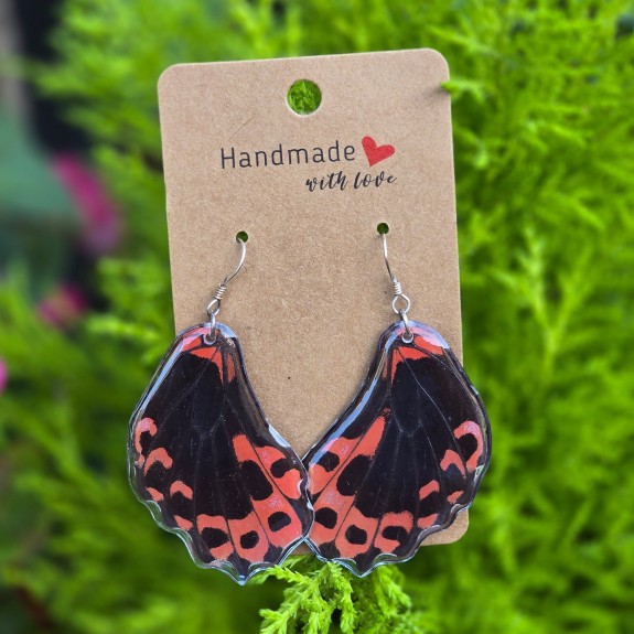 Rumanzovia Swallowtail Underwing Earrings
