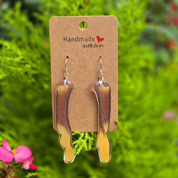 Comet Moth Hindwing Earrings