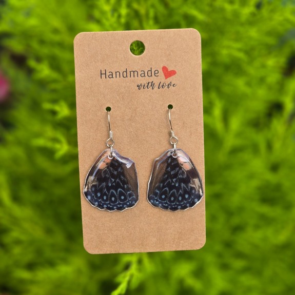 Red Cracker Hindwing Earrings